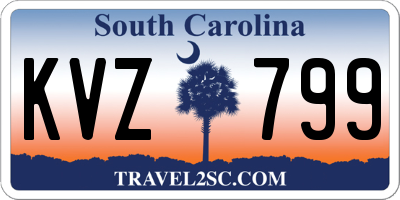 SC license plate KVZ799