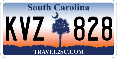 SC license plate KVZ828
