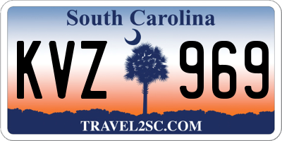 SC license plate KVZ969