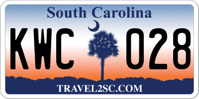 SC license plate KWC028