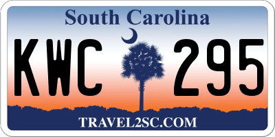 SC license plate KWC295