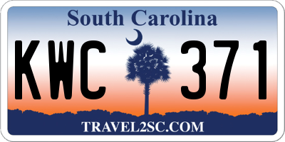 SC license plate KWC371