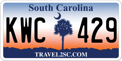 SC license plate KWC429