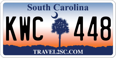 SC license plate KWC448