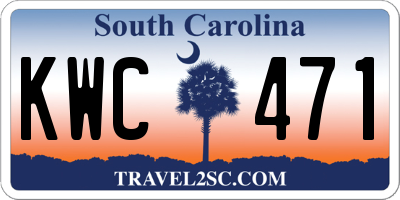 SC license plate KWC471