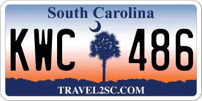SC license plate KWC486
