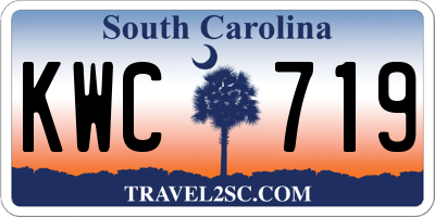 SC license plate KWC719