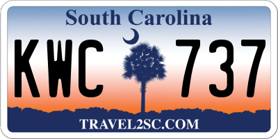 SC license plate KWC737
