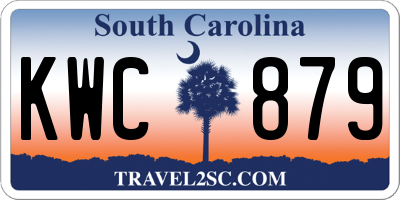 SC license plate KWC879