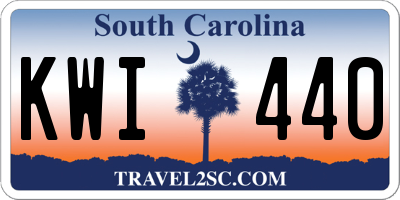 SC license plate KWI440