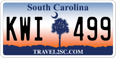 SC license plate KWI499