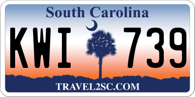 SC license plate KWI739