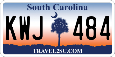 SC license plate KWJ484