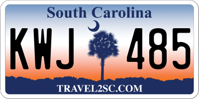 SC license plate KWJ485