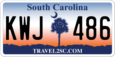 SC license plate KWJ486