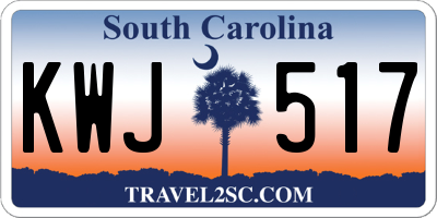 SC license plate KWJ517