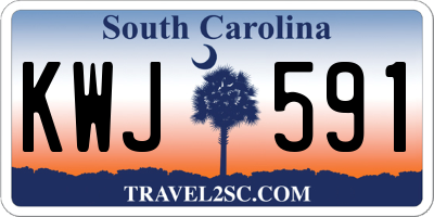 SC license plate KWJ591