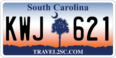 SC license plate KWJ621