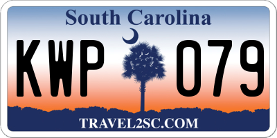 SC license plate KWP079