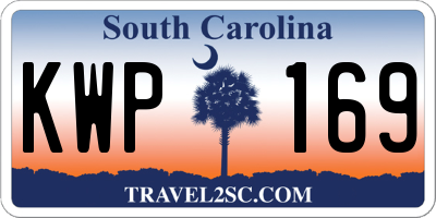 SC license plate KWP169