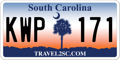 SC license plate KWP171