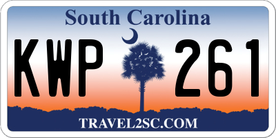 SC license plate KWP261