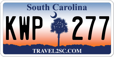 SC license plate KWP277