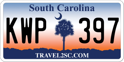 SC license plate KWP397