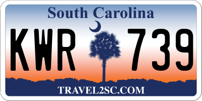 SC license plate KWR739