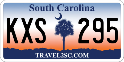 SC license plate KXS295