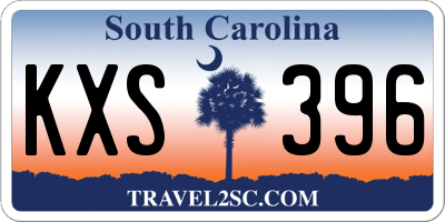 SC license plate KXS396