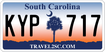 SC license plate KYP717