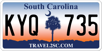 SC license plate KYQ735