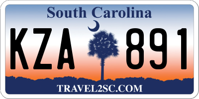 SC license plate KZA891