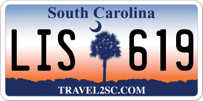 SC license plate LIS619