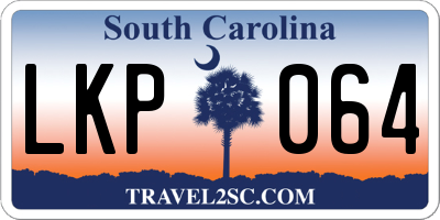 SC license plate LKP064