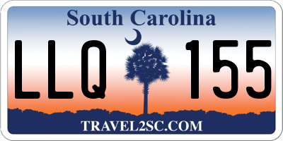 SC license plate LLQ155