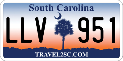 SC license plate LLV951