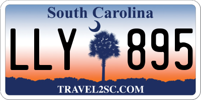 SC license plate LLY895