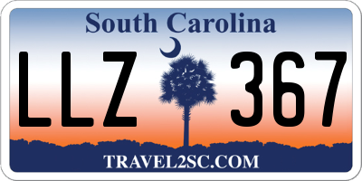 SC license plate LLZ367