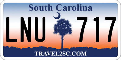 SC license plate LNU717