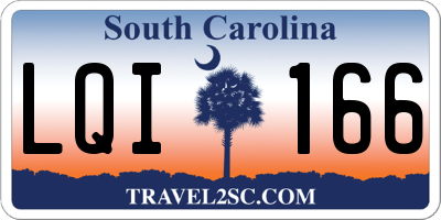 SC license plate LQI166