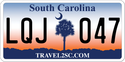 SC license plate LQJ047
