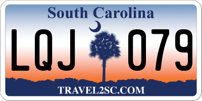SC license plate LQJ079