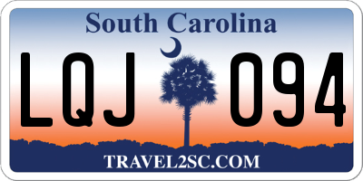 SC license plate LQJ094