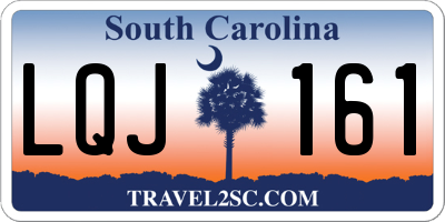 SC license plate LQJ161