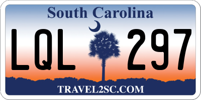 SC license plate LQL297