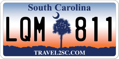 SC license plate LQM811