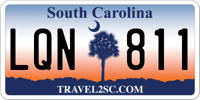 SC license plate LQN811