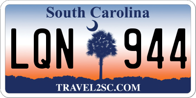 SC license plate LQN944